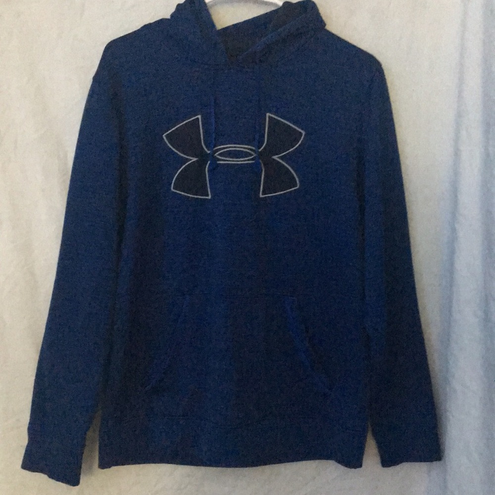 blue under armor hoodie